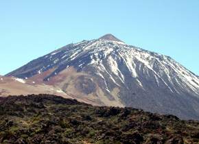 Der Vulkan El Teide, das Wahzeichen der Insel Tneriffa und der hchste Berg Spaniens